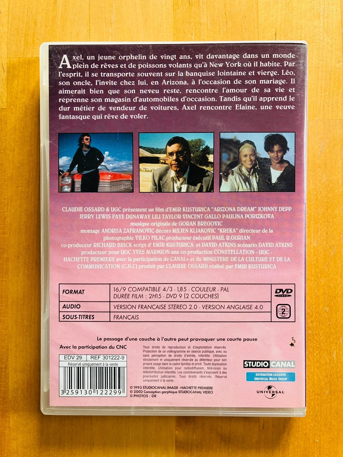 DVD Arizona Dream Johnny Depp. – photo 3
